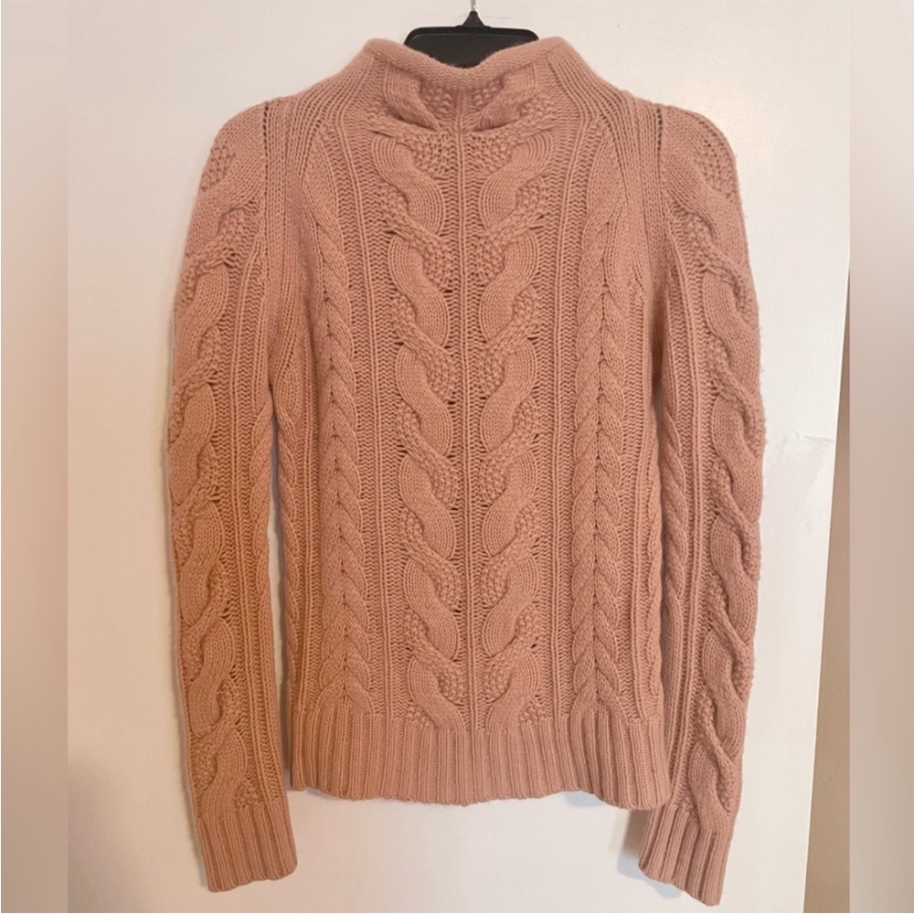 Magaschoni blush 100% cashmere sweater S/P - Picture 2 of 8